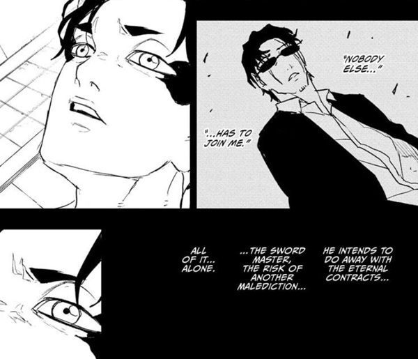 Uruha realizes Samura's real goal : Kagurabachi chapter 82